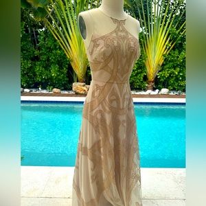 NWT BCBG MaxAzria bridesmaid cocktail wedding long dress TAGS Attached